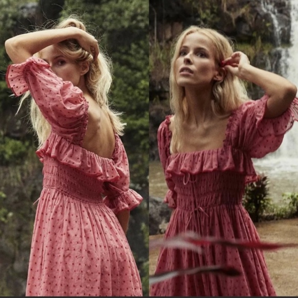 Doen Sol dress in tea rose